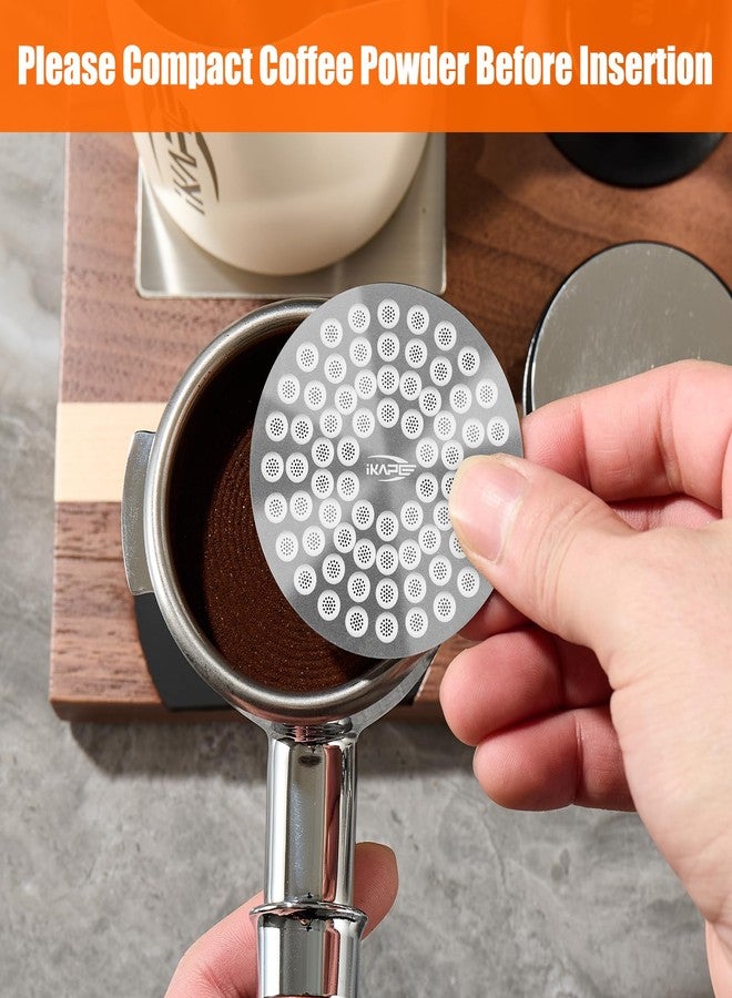 IKAPE 53mm Espresso Puck Screen, Food-grade 316 Stainless Steel Coffee Puck Screen-Ultra-thin, Ultra-light, Resusable Coffee Ground Filter Designed for Professional Baristas - Image 5